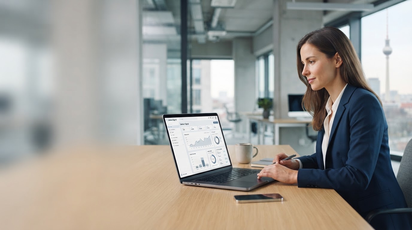 Selvexi Signal Dashboard mit prognostizierter Trendlinie zur Marktanalyse